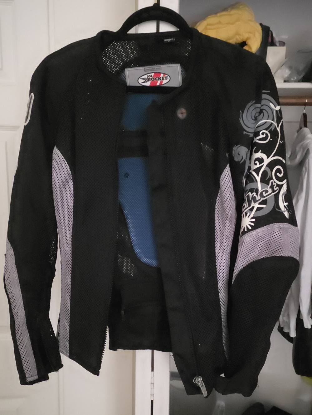 Joe Rocket Black and Gray Mesh Riding Jacket